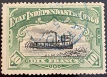 [Pictures from Congo - Inscription: "EETAT INDEPENDENT DU CONGO", प्रकार N]