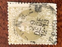 [King Leopold II. New issue, type AH]