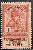 [Aid to Flood Victims Stamps of 1913 Overprinted "Hadi segély" and Surcharged - Military Aid for Widows and Orphans, Вид L2]