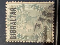 [Queen Victoria, 1819-1901 - Bermuda Stamps Overprinted "GIBRALTAR" in Black, type A]