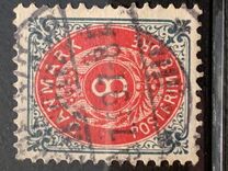[Royal Emblem - New Drawing - Value in "ØRE" - Different Perforation, tyyppi G19]