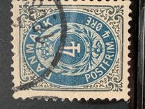 [Royal Emblem - New Drawing - Value in "ØRE" - Different Perforation, tyyppi G18]
