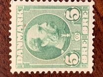 [King Christian IX, 1818-1906 - Vertical and Horizontal Lines in Background in Oval, type N]