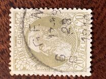 [King Leopold II. New issue, type AH]