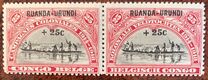 [Belgian Congo Postage Stamps Overprinted "RUANDA - URUNDI", Scrivi C]