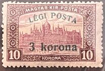[Airmail - Parliament Stamp of 1917 Surcharged, tip FK]