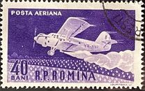 [Airmail. The 50th Anniversary of the First Flight of Aurel Vlaicu(1882-1913), type BRE]