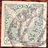 [Colombe de la paix - Timbres pour journaux, type F]
