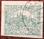 [Definitives - "ČESKO-SLOVENSKÁ" Above Value, tegund H4]