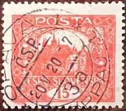 [Definitives - No Plant Above "ČESKO-SLOVENSKÁ", Tip I27]