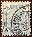 [Emperor Franz Josef I, 1830-1916 - Black Numerals on White Background, typ P1]