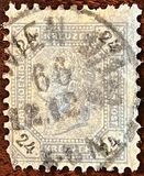 [Emperor Franz Josef I, 1830-1916 - Black Numerals on White Background, typ P1]