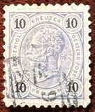 [Emperor Franz Josef I, 1830-1916 - Granite Paper. Numerals in Black, type N4]