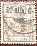 [Germania - Inscription "REICHSPOST", veids J1]