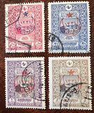 [No.371-374 Overprinted, Tip DY]