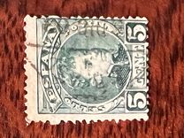 [King Alfonso XIII - Blue Control Numbers on Backside, Typ AT1]