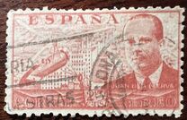 [Airmail - Juan di la Cierva - Different Perforation - Stoneprint from F.N.M.T, type LH8]