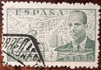 [Airmail - Juan di la Cierva - Different Perforation - Stoneprint from F.N.M.T, type LH12]