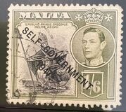 [King George VI and Local Motifs Overprinted "SELF-GOVERNMENT - 1947", Tüüp BA10]