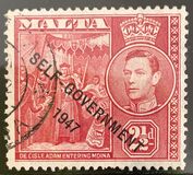 [King George VI and Local Motifs Overprinted "SELF-GOVERNMENT - 1947", Вид BA18]