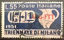 [Triennial Art Exhibition, Milan - Italy Postage Stamps Overprinted "AMG-FTT", typ AZ1]