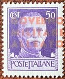 [Italian Postage Stamps Overprinted "GOVERNO MILITARE ALLEATO", type A4]
