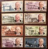 [Winston Churchill - Overprinted with New Currency, тип BT2]