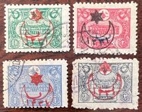 [No.233-236 Overprinted, jenis CR]