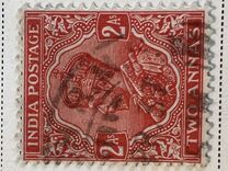 [King George V, 1865-1936 - Inscription "INDIA POSTAGE", प्रकार XAZ4]