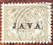 [Numeral Stamps & Queen Wilhelmina - Stamps of 1902-1905 Overprinted "JAVA", type F8]
