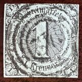 [Value Stamps - Black Print on Colored Paper, tip B]
