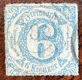[Colored Print on White paper - Rouletted Perforation, type B14]