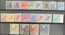 [BERLIN in Black Overprint on "Allied Occupation Zone" Stamps, type A]