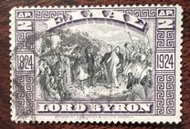 [The 100th Anniversary of the Death of Lord Byron, tip AO]