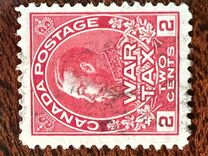 [King George V in Admiral Uniform Overprinted "War Tax", Tip AL1]