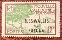 [New Caledonia Postage Stamps of 1928 Overprinted "ILES WALLIS - et - FUTUNA", type F1]