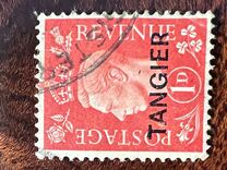 [King George VI - Great Britain Postage Stamps Overprinted "TANGIER", type F1]