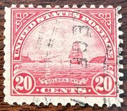 [Golden Gate - Painting by W. A. Coulter, Typ FN1]