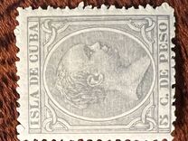 [King Alfonso XIII, Inscription "ISLA DE CUBA", type L3]