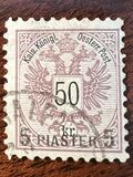 [Austrian Postage Stamps Surcharged, type E4]