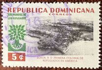 [World Refugee Year - Inscribed "ANO MUNDIAL DE LOS REFUGIADOS", type LC]