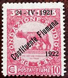 [New Daily Stamps from 1919 Overprinted "24-IV-1921 - Costituente Fiumana", type AU1]