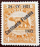 [New Daily Stamps from 1919 Overprinted "24-IV-1921 - Costituente Fiumana", type AU3]