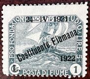 [New Daily Stamps from 1919 Overprinted "24-IV-1921 - Costituente Fiumana", type AV3]