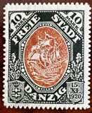 [Proclamation of the Free City of Danzig - Cog (Armed Merchant Ship), type R4]