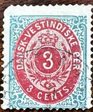 [Danish Postage Stamps - Value in "CENT", type B3]