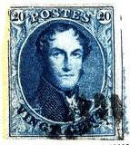 [King Leopold I - Oval 17-17½mm High and 14-14½mm Wide, type B12]