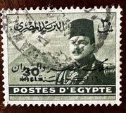 [King Farouk - Overprinted "King of Egypt and the Sudan 16th October 1951", प्रकार DK1]