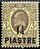 [Great Britain Postage Stamps Surcharged, type J]