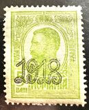 [No. 223 & 224 Overprinted 1918 in Red or Black, typ BE]